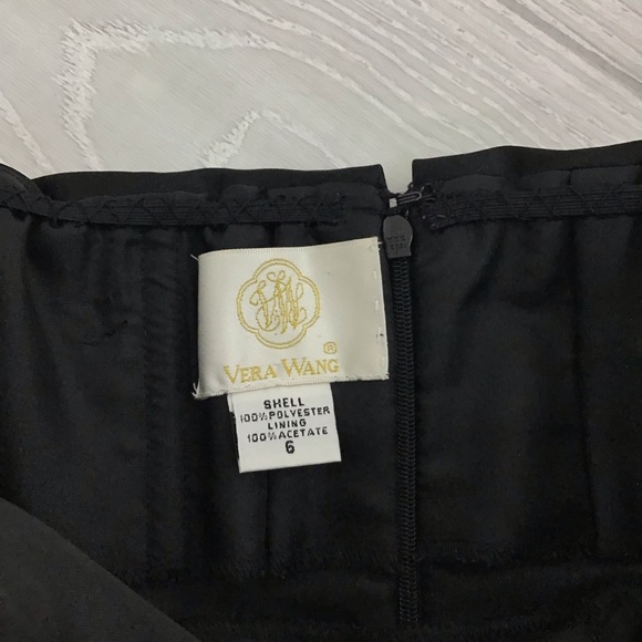 Vera Wang Strapless Satin Dress - Picture 5 of 5